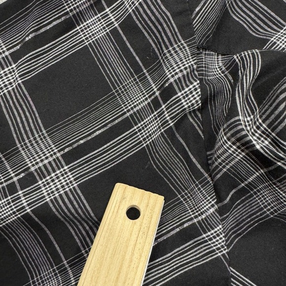 Ely Cattleman Shirt Mens Medium Black Plaid Long Sleeve Snap Button Western Work - Picture 10 of 10